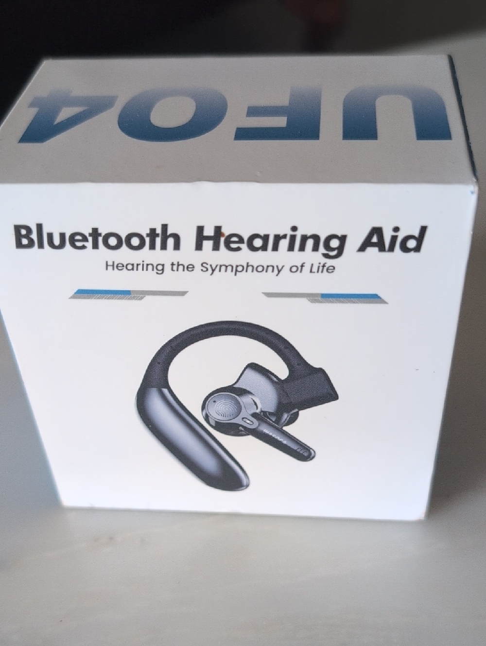 Bluetooth Hearing Aid Earhook Headset - Black